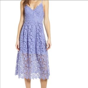 ASTR the label lace midi dress